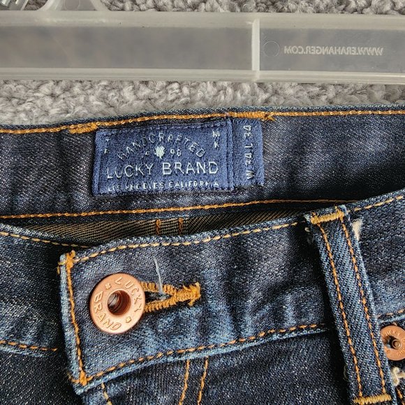 Lucky Brand Mens Jeans 34x29 221 Original Straight Dark Wash - Picture 7 of 9